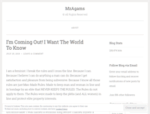 Tablet Screenshot of mzagams.wordpress.com