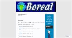 Desktop Screenshot of borealreset.wordpress.com
