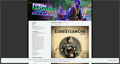 Desktop Screenshot of forumfantastico.wordpress.com