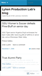 Mobile Screenshot of lykenproductionlab.wordpress.com