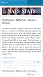Mobile Screenshot of natsstats.wordpress.com