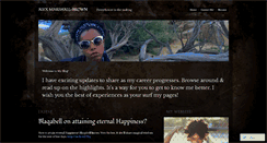 Desktop Screenshot of alexmarshallbrown.wordpress.com