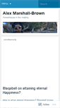 Mobile Screenshot of alexmarshallbrown.wordpress.com