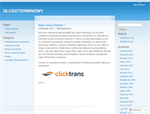 Tablet Screenshot of dlugoterminowy.wordpress.com