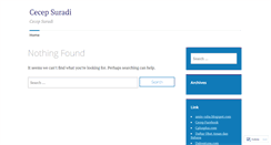 Desktop Screenshot of cecepsuradi.wordpress.com