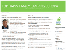 Tablet Screenshot of campingpartners.wordpress.com