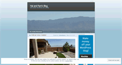 Desktop Screenshot of halandpam.wordpress.com