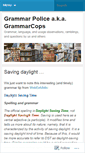 Mobile Screenshot of grammarcops.wordpress.com