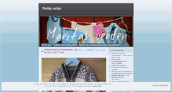 Desktop Screenshot of maritasverden.wordpress.com