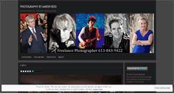 Desktop Screenshot of photographybyaaronreid.wordpress.com
