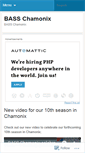 Mobile Screenshot of basschamonix.wordpress.com