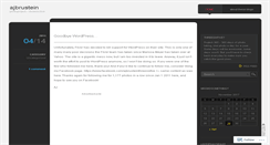 Desktop Screenshot of ajbrustein.wordpress.com