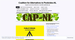 Desktop Screenshot of pesticidealternativesnl.wordpress.com