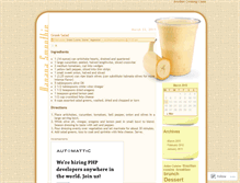 Tablet Screenshot of anothercookingclass.wordpress.com