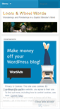 Mobile Screenshot of loomnwheel.wordpress.com