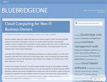 Tablet Screenshot of bluebridgeone.wordpress.com