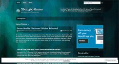 Desktop Screenshot of playingxbox360.wordpress.com