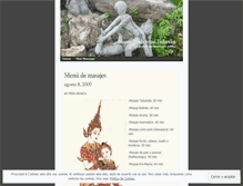 Tablet Screenshot of masajethai.wordpress.com