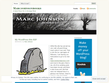 Tablet Screenshot of marcjohnsonbooks.wordpress.com