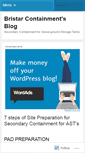 Mobile Screenshot of bristarcontainment.wordpress.com