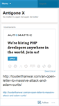 Mobile Screenshot of antigonex.wordpress.com