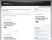 Tablet Screenshot of antigonex.wordpress.com