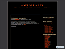 Tablet Screenshot of ambigfx.wordpress.com