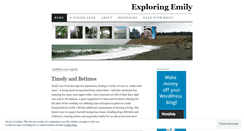 Desktop Screenshot of exploringemily.wordpress.com