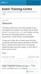 Mobile Screenshot of kokiricentre.wordpress.com