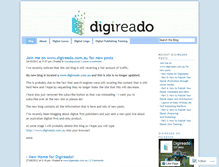 Tablet Screenshot of digireado.wordpress.com