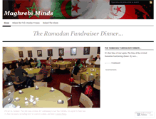 Tablet Screenshot of maghrebiminds.wordpress.com