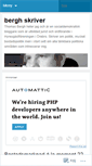 Mobile Screenshot of berghskriver.wordpress.com