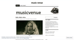 Desktop Screenshot of musicvenue.wordpress.com