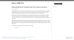 Desktop Screenshot of mariusmbetga.wordpress.com