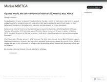 Tablet Screenshot of mariusmbetga.wordpress.com