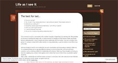 Desktop Screenshot of lif3asiseeit.wordpress.com