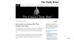 Desktop Screenshot of citizensdailybrief.wordpress.com