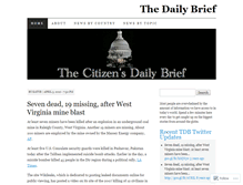 Tablet Screenshot of citizensdailybrief.wordpress.com