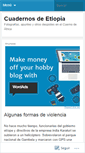 Mobile Screenshot of cuadernosdeetiopia.wordpress.com