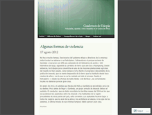 Tablet Screenshot of cuadernosdeetiopia.wordpress.com