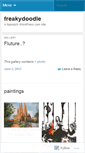 Mobile Screenshot of freakydoodle.wordpress.com