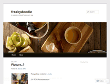 Tablet Screenshot of freakydoodle.wordpress.com