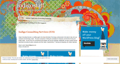 Desktop Screenshot of indigostaff.wordpress.com