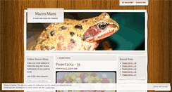 Desktop Screenshot of macromum.wordpress.com