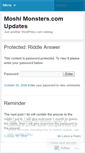 Mobile Screenshot of moshiupdates.wordpress.com