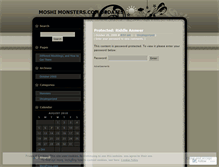 Tablet Screenshot of moshiupdates.wordpress.com