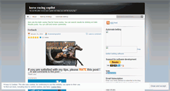 Desktop Screenshot of horseracingcopilot.wordpress.com