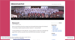 Desktop Screenshot of lakeavenuechoir.wordpress.com