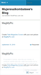 Mobile Screenshot of mujeresalkombateee.wordpress.com