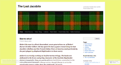 Desktop Screenshot of lastjacobite.wordpress.com